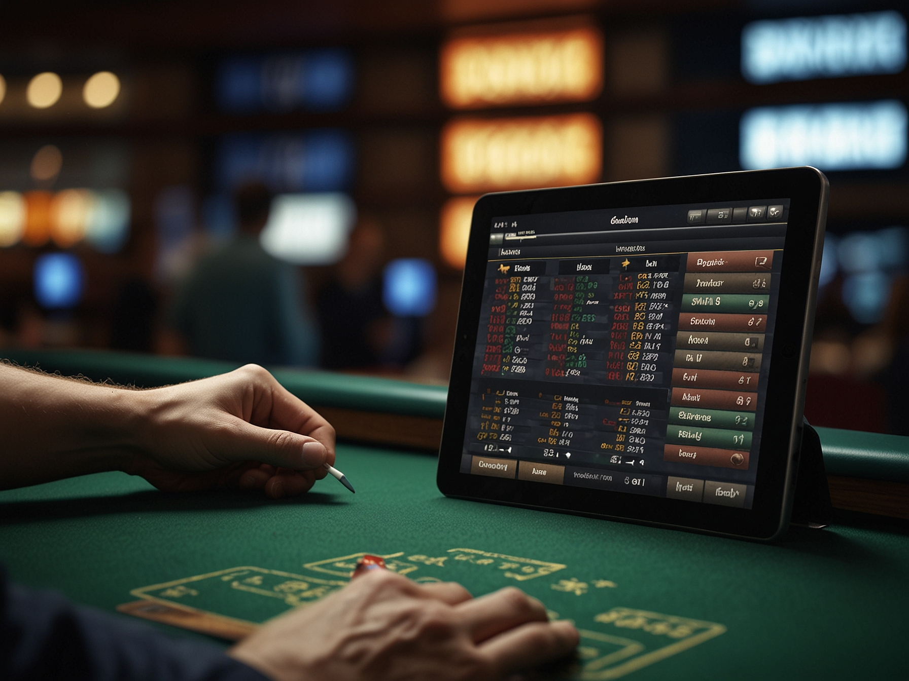 Mesa de apuestas en vivo